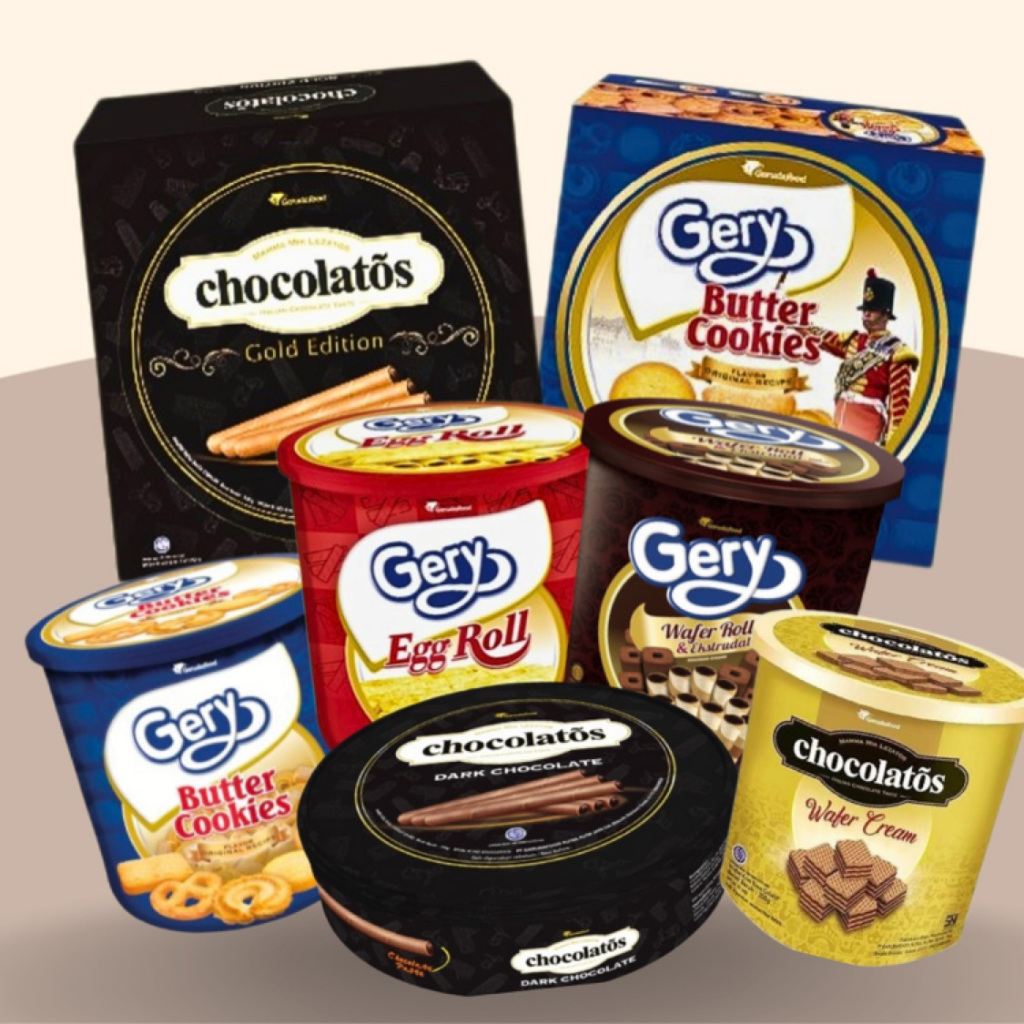 TASBIHA Aneka Garuda Food / Gery (Gery Wafer Cream/ Gery Butter Cookies/ Chocolatos/ Chocolate DIlan