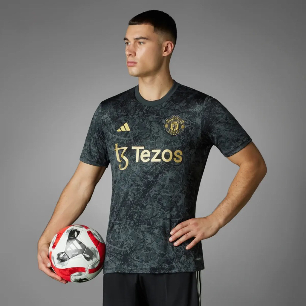 ADS IQ1566 Original Manchester United Stone Roses Pre-Match Jersey