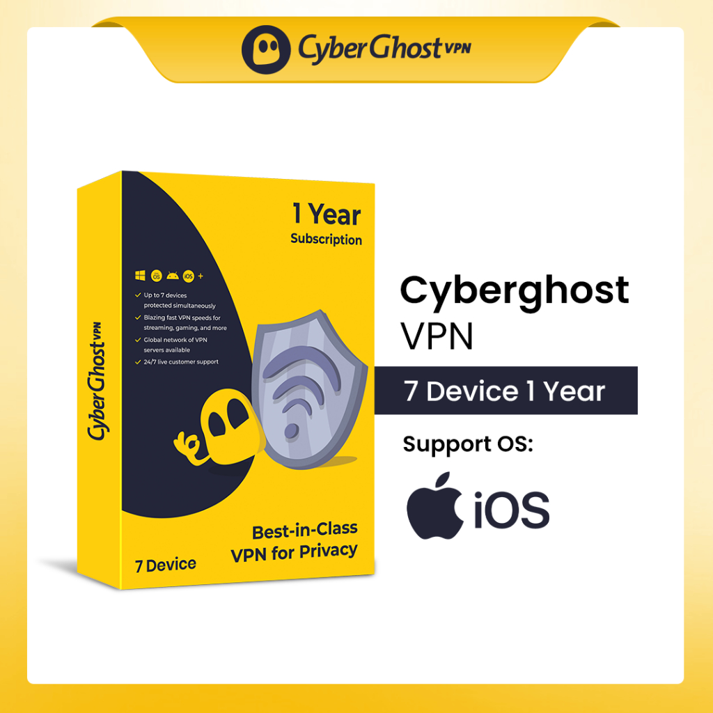 For Iphone CyberGhost VPN Original 7 Device
