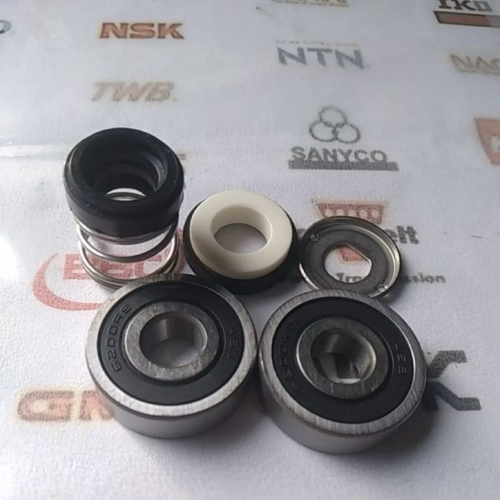 PAKET HEMAT SEAL + BEARING POMPA AIR PANASONIC 200 NATIONAL 200 SANYO GP 200 WATT