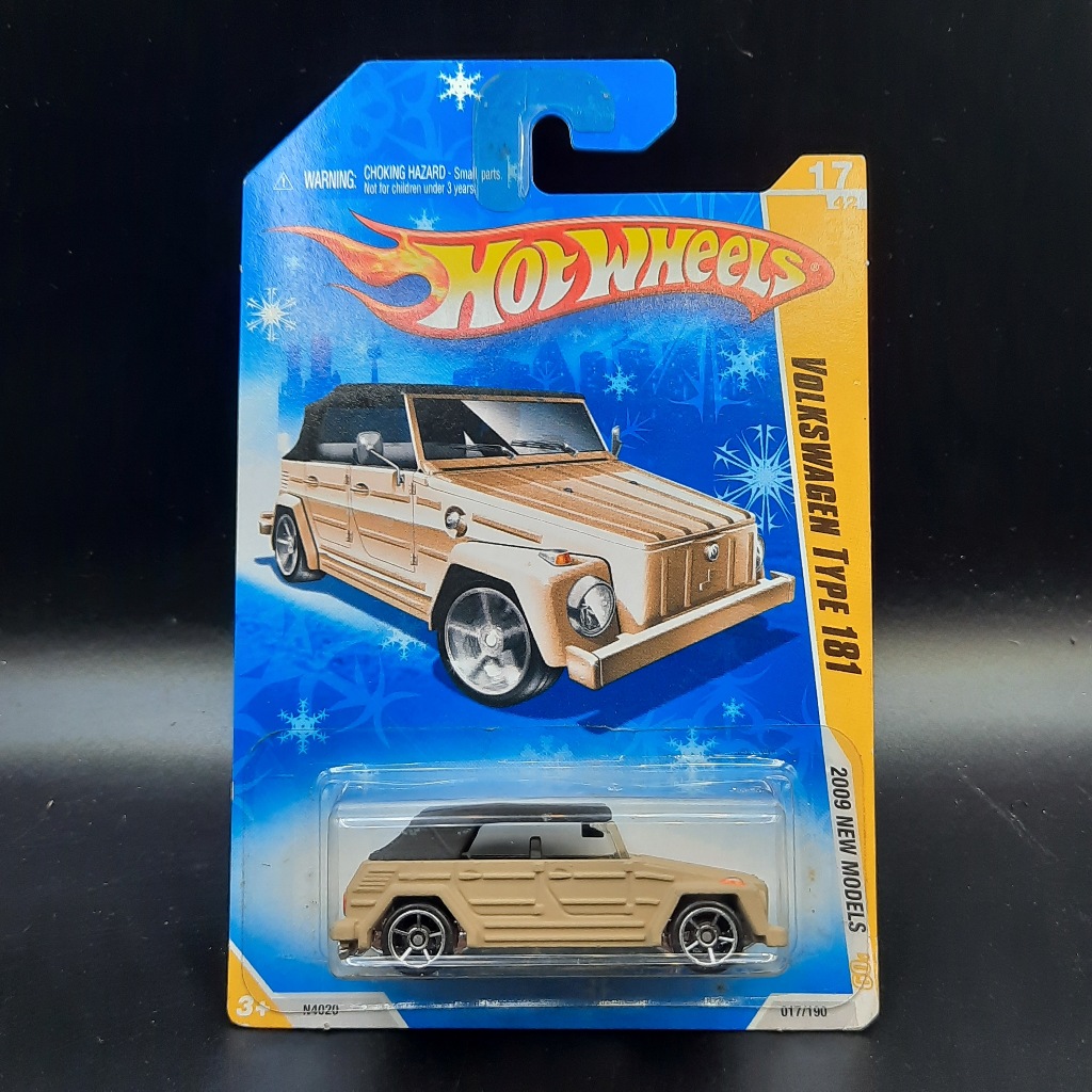 Hot Wheels VW Volkswagen Type 181 Cream Snow Flake Soft Corner