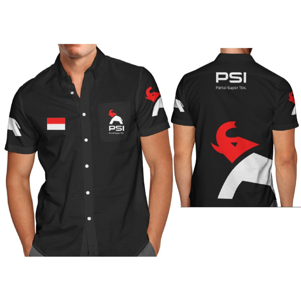 PSI - Kemeja PSI Partai Super Tbk-Kemeja Psi Logo Terbaru 2025