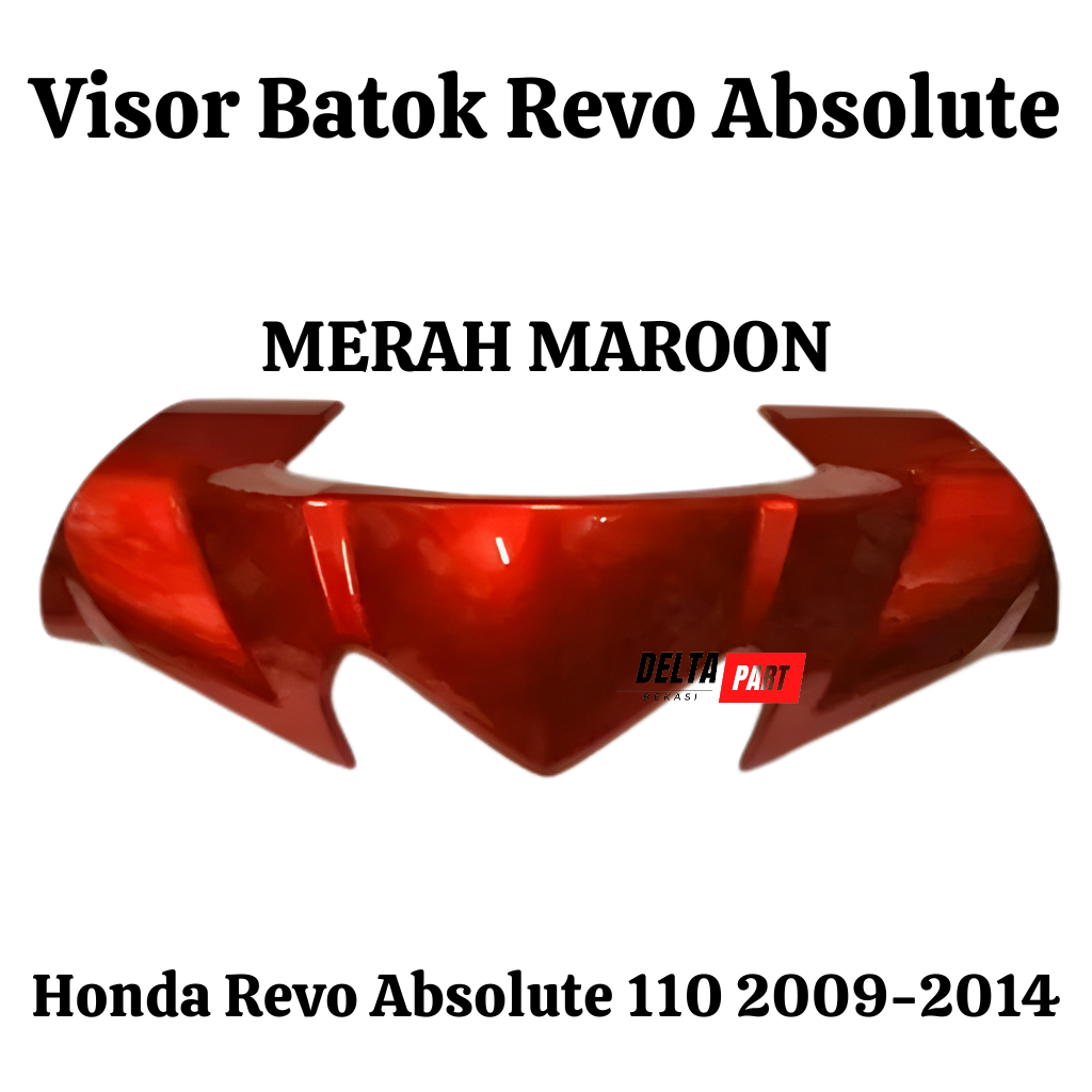 Visor Revo Absolute Batok Atas Revo Absolute 110 th 2009-2014 Merah Maroon