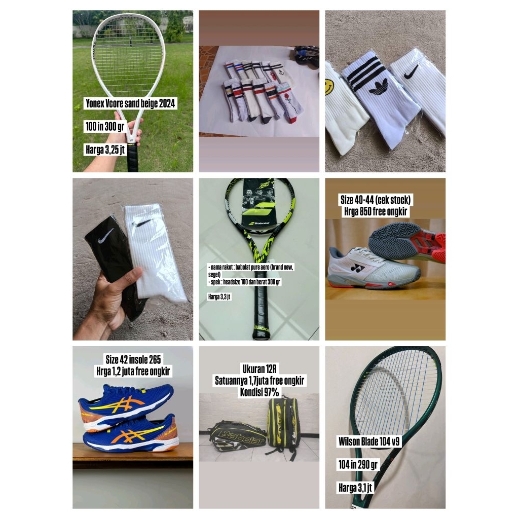 raket tenis Wilson ncode hitam premium