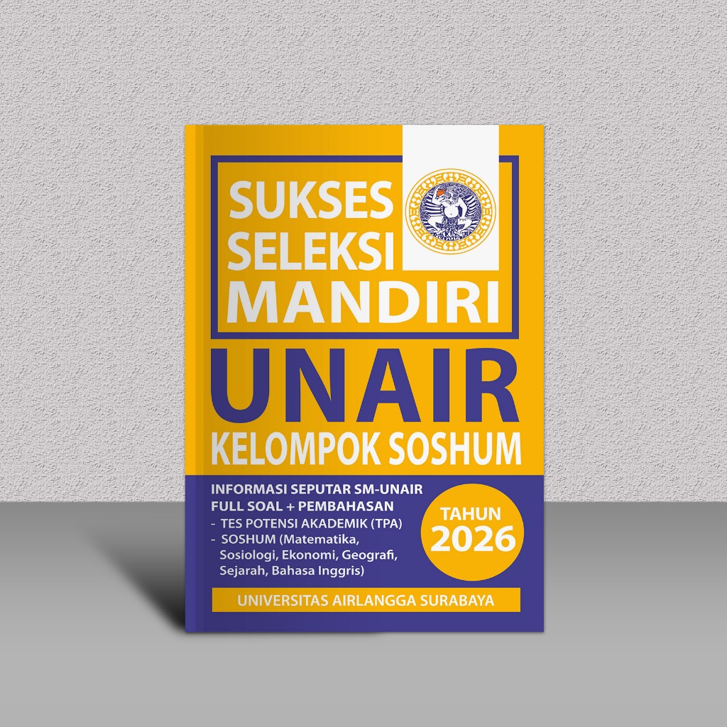 BUKU UJIAN MANDIRI UNAIR SOSHUM 2026 - SMUA UNAIR SOSHUM 2026