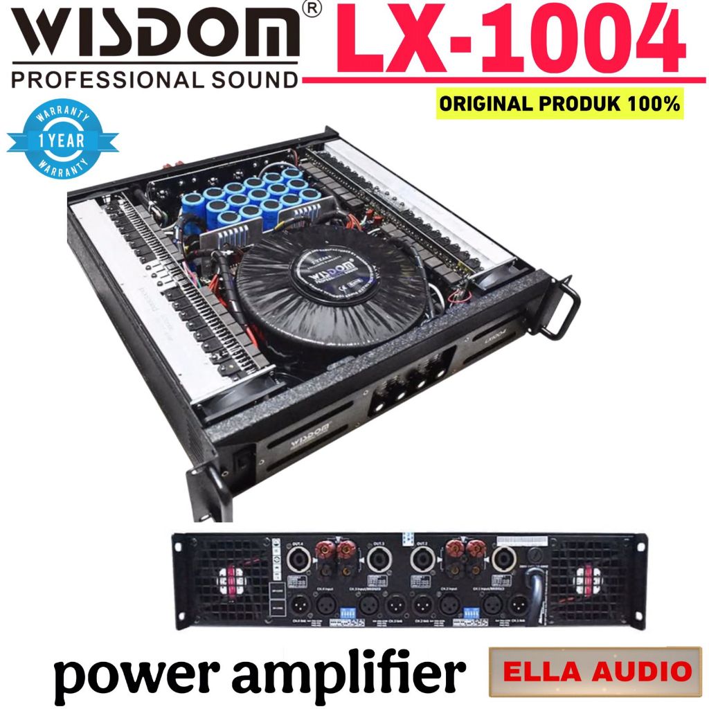 Power Wisdom LX1004 Amplifiier Wisdom lx1004 Original