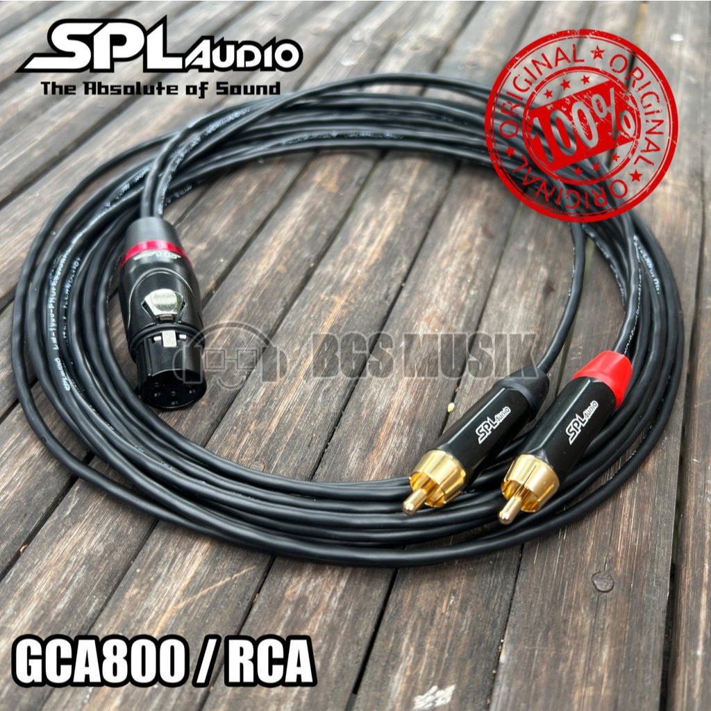 Kabel Y Cord Jack Canon Female To 2 Jack RCA 0.5-35m SPL ORIGINAL - Kabel Jack Canon Female To 2 Jac