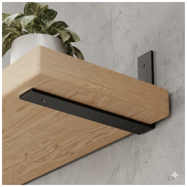 Plat Siku L Rak Dinding Serbaguna Bahan Besi Metal 10x10cm 10x15cm 10x20cm 10x25cm 10x30cm