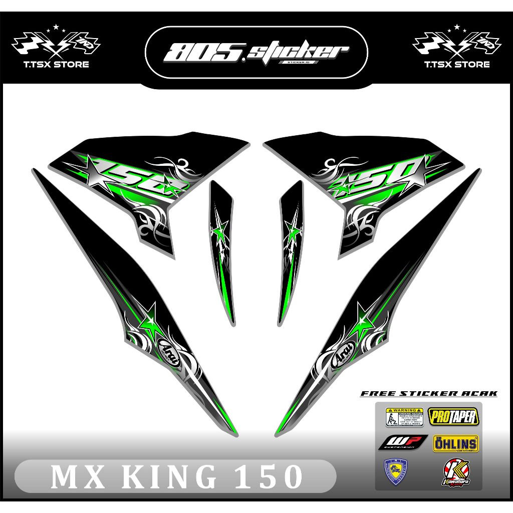 STRIPING MX KING 150/STIKER MX KING/STRIPING VARIASI MX KING 150 KEREN