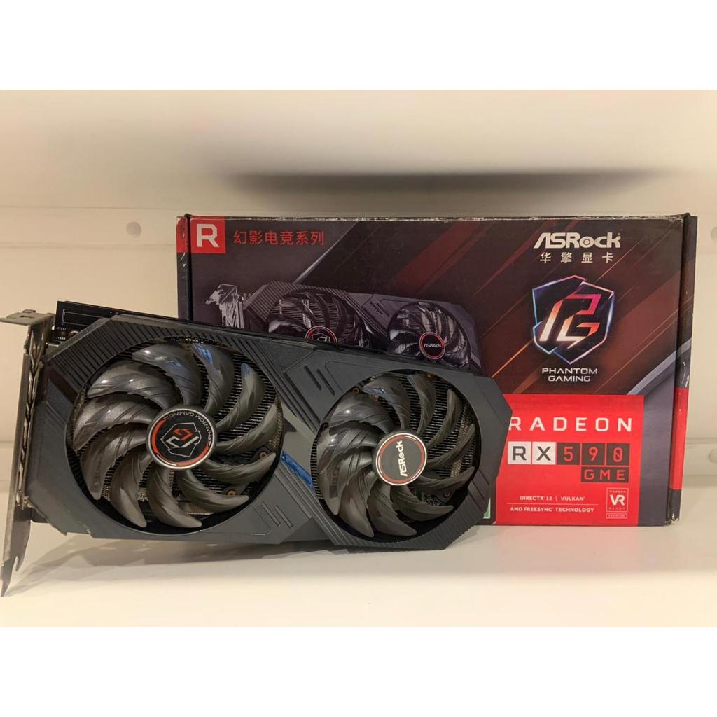 VGA AMD Asrock RX590 GME / RX 590 GME 8GB OC phantom gaming / 2ND BOX