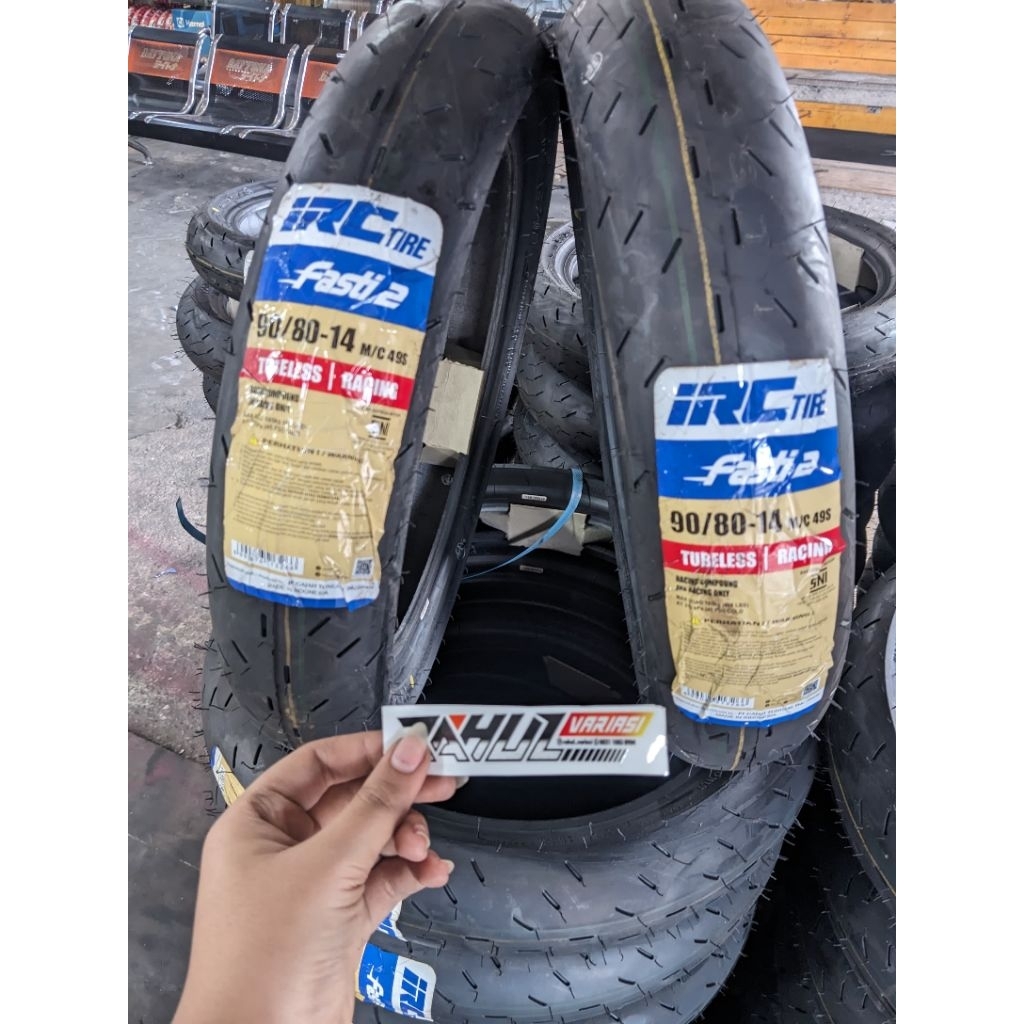 BAN IRC TIRE FASTI 2 UK 90/80-14