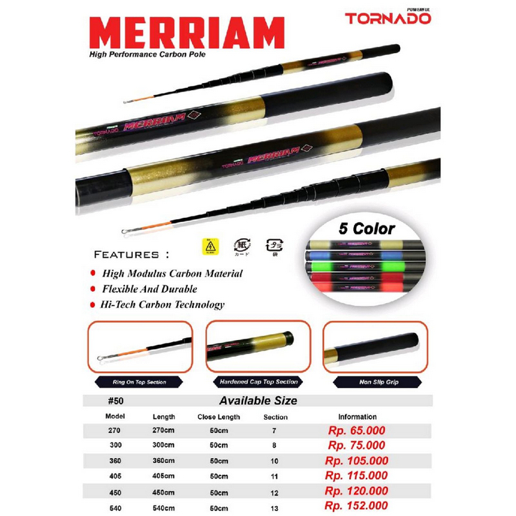 JORAN TEGEK TORNADO MERRIAM 270/300/360