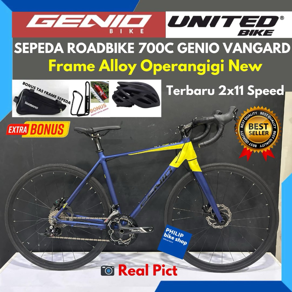 Sepeda Balap Roadbike 700c Genio Vangard By Unitedbike