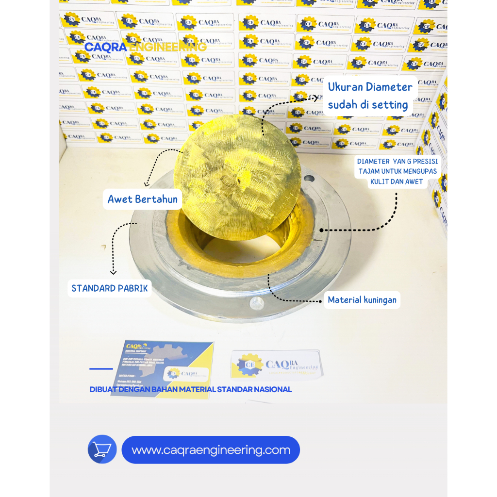 OUTLET ICHI TOPI KOBOI LAPISAN KUNINGAN N70 HASIL BERAS CANTIK PUTIH GLOWING MENGKILAP HILANGKAN BEK