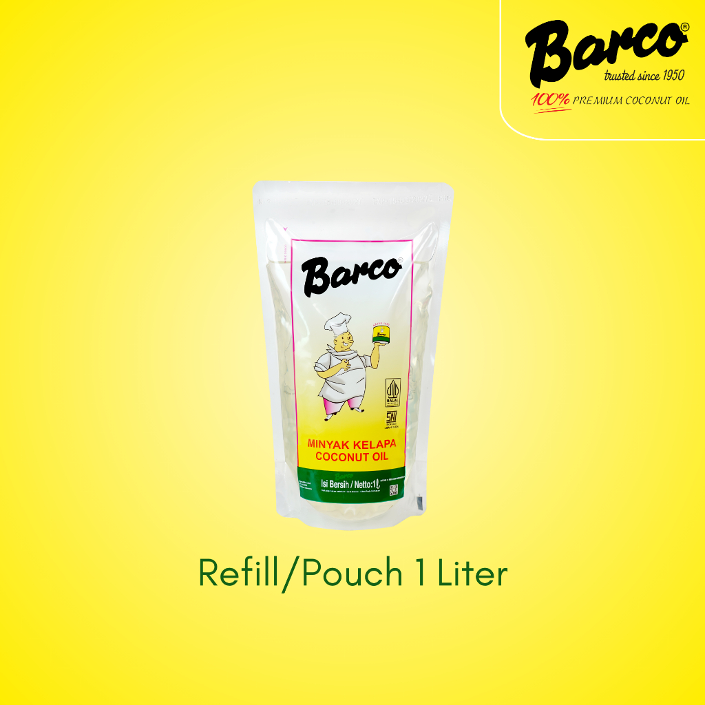Barco Minyak Goreng Kelapa Pouch 1 Liter