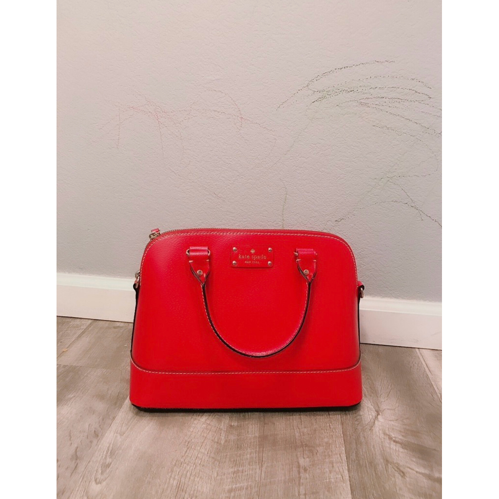 preloved Kate Spade Rachelle Wellesley red