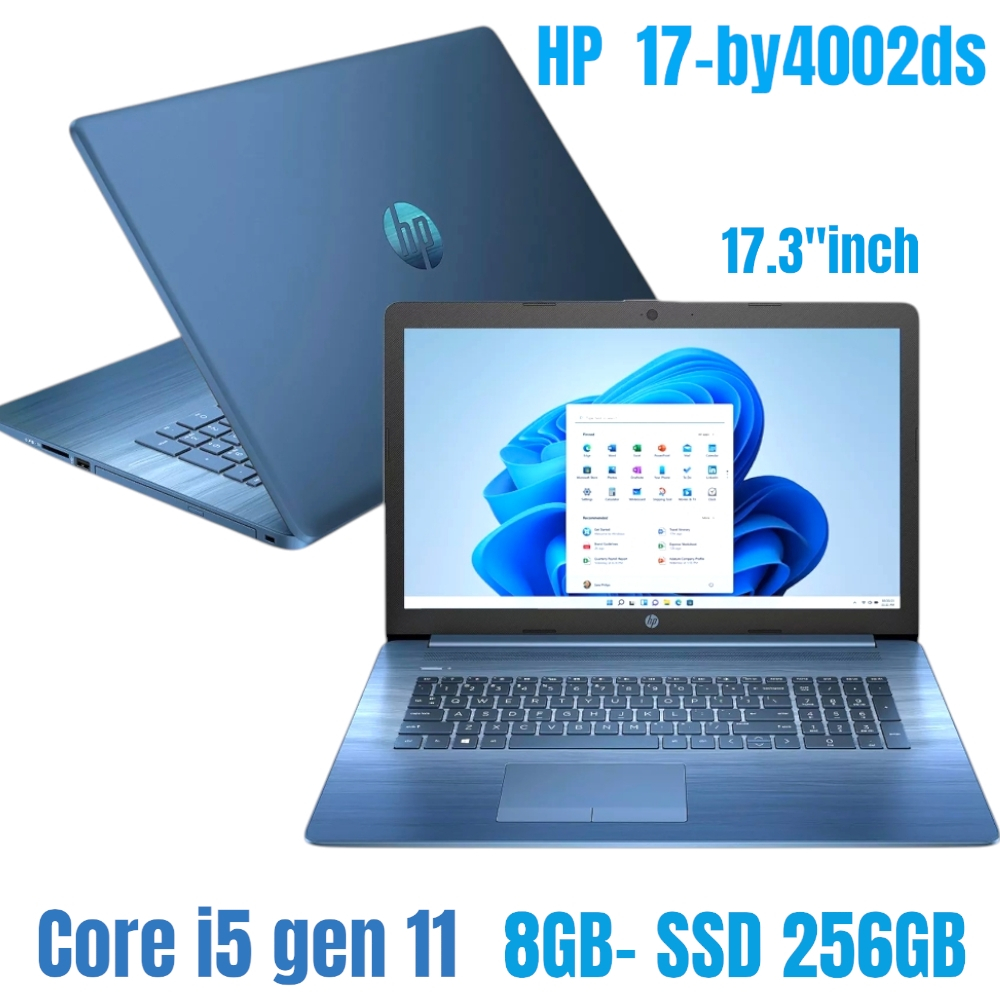 HP 17-by4002ds Core i5-1135G7 gen 11 Ram 8GB SSD 256GB 17.3 inch nbhp51