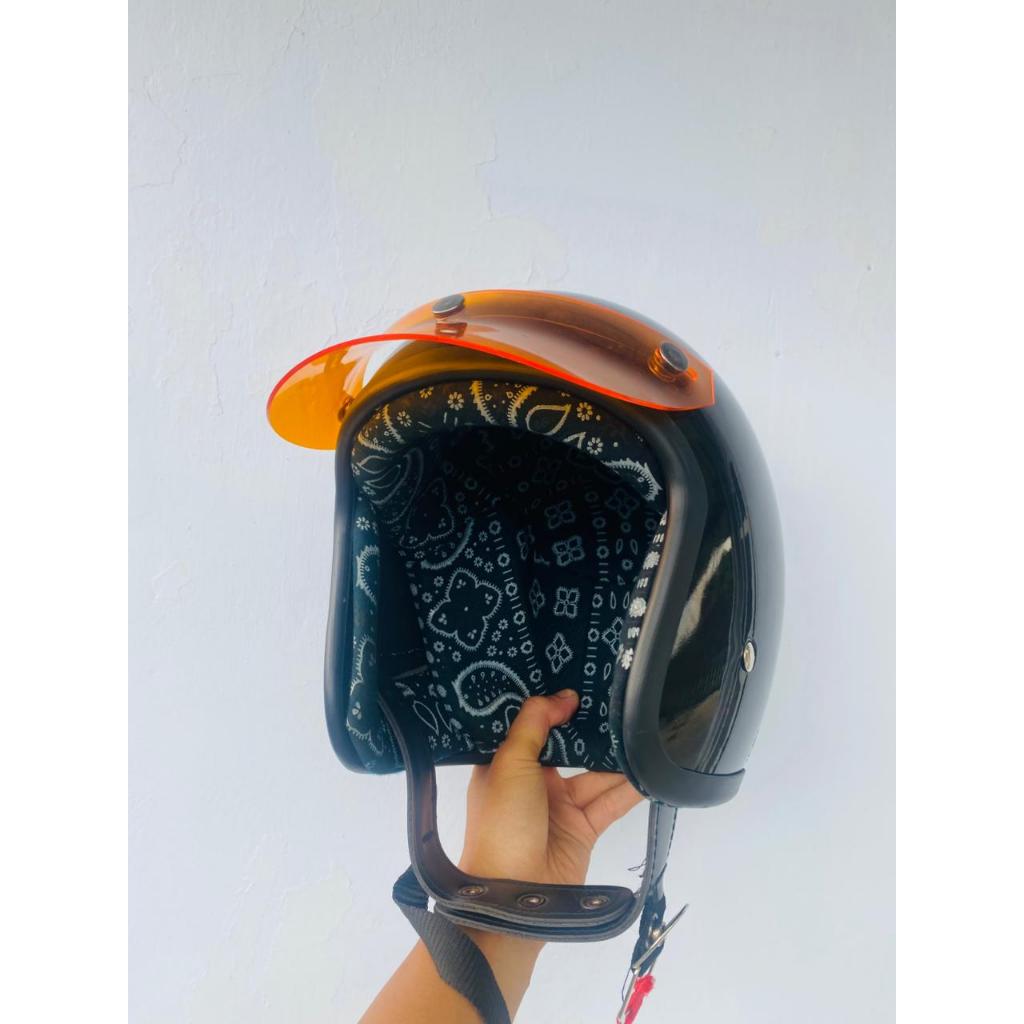 Helm Slimhead Motif Busa Paisley/Slayer Include Topi Pet Retro