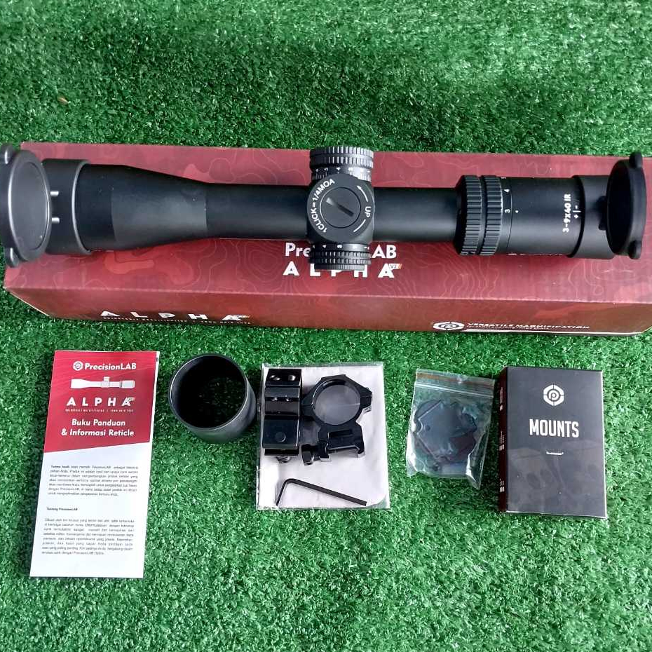 TELESKOP PRECISION LAB ALPHA V2 3-9X40 IR