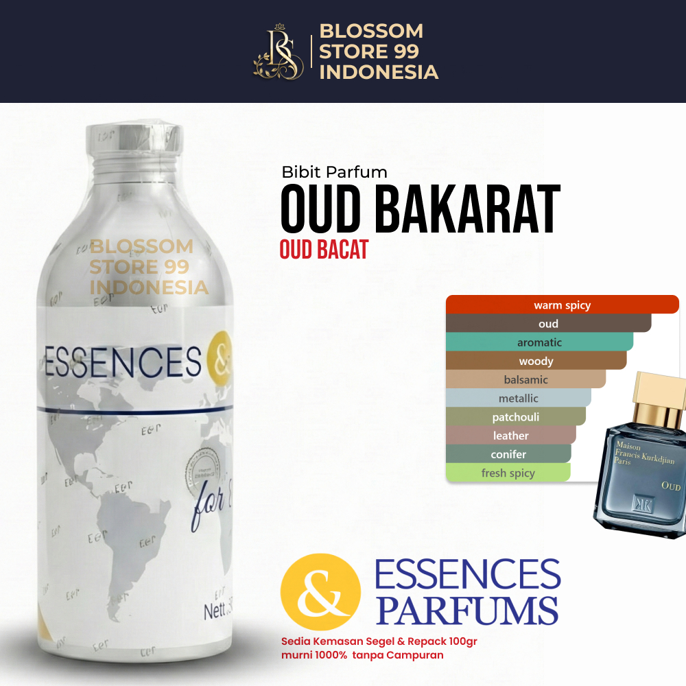 ESSENCES & PARFUMS OUD BACCARAT - BIBIT PARFUM OUD BACCARAT - SEGEL & REPACK 100G