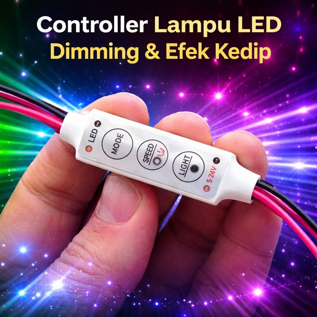 modul Controller LED modul LED kedip flasher mini led control Modul lampu kedip Flash LeD