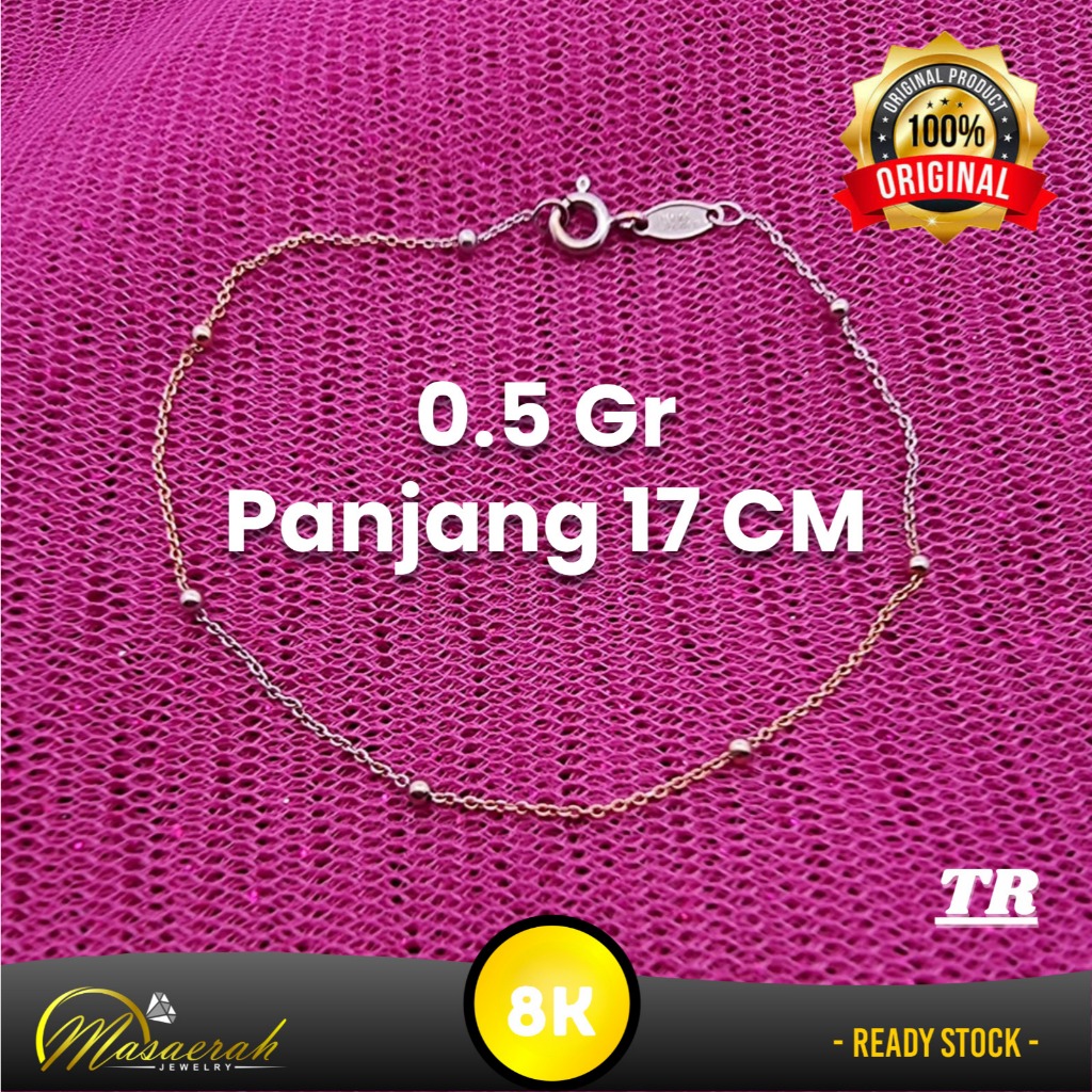 Gelang Emas 8K - Toko Emas Gajah Saerah - 0.5 Gram 2554