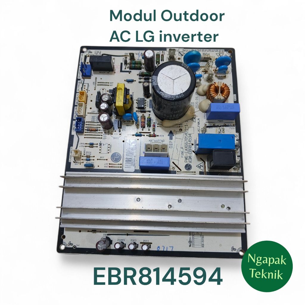 Modul Outdoor AC LG inverter 1/2pk - 1 pk EBR814594 Original