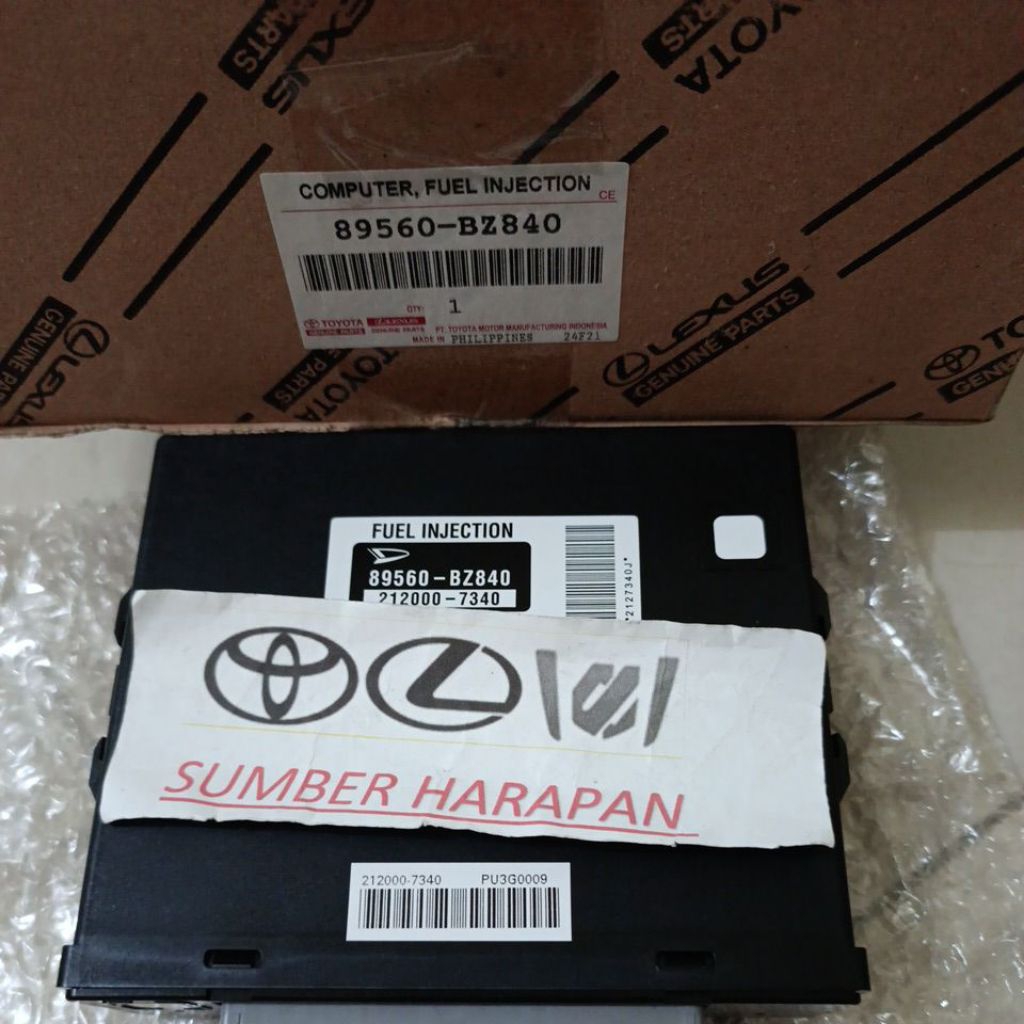 computer engine ecu avanza xenia allnew 2012-2015 original gress baru 89560-BZ840/41