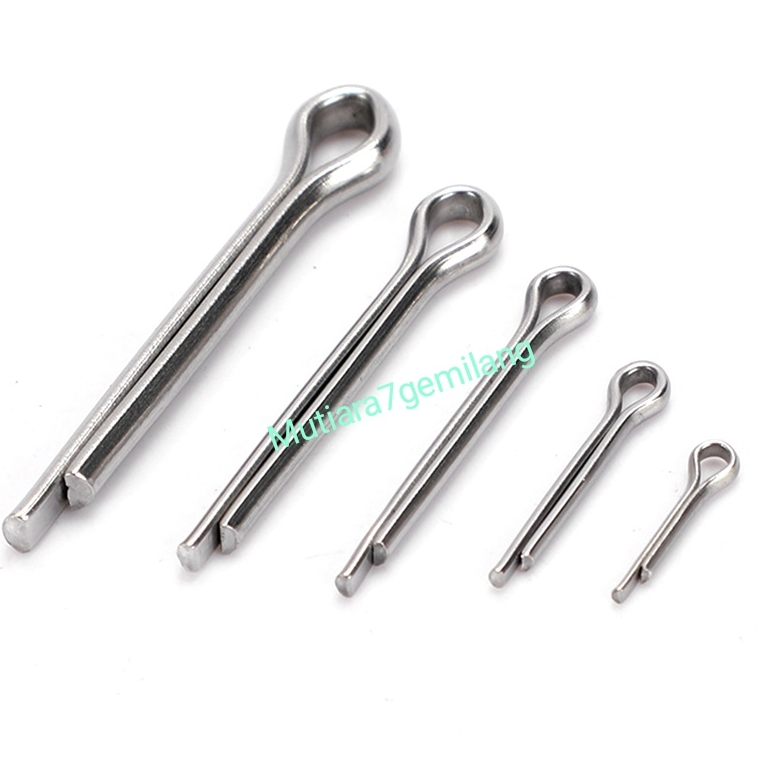 COTTER PIN SPIPEN CLIP SPLIT PIN SPIE PEN SPLITPIN SPLIT PEN 6MM 1/4 INCH COTTER PIN BESI SPLET PIN