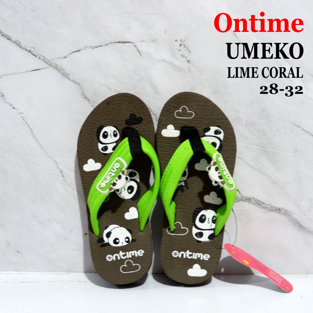 OnTime Umeko - size 28-32 - Sandal Jepit Anak Anti Slip Nyaman