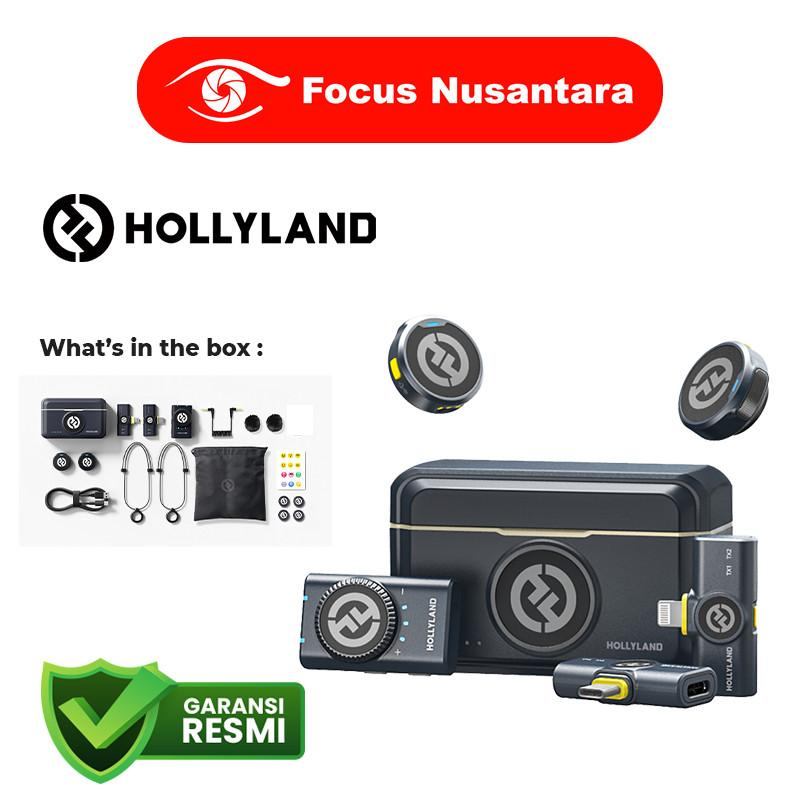 Hollyland lark M2 Wireless Lavalier Microphone lark M 2 Garansi Resmi