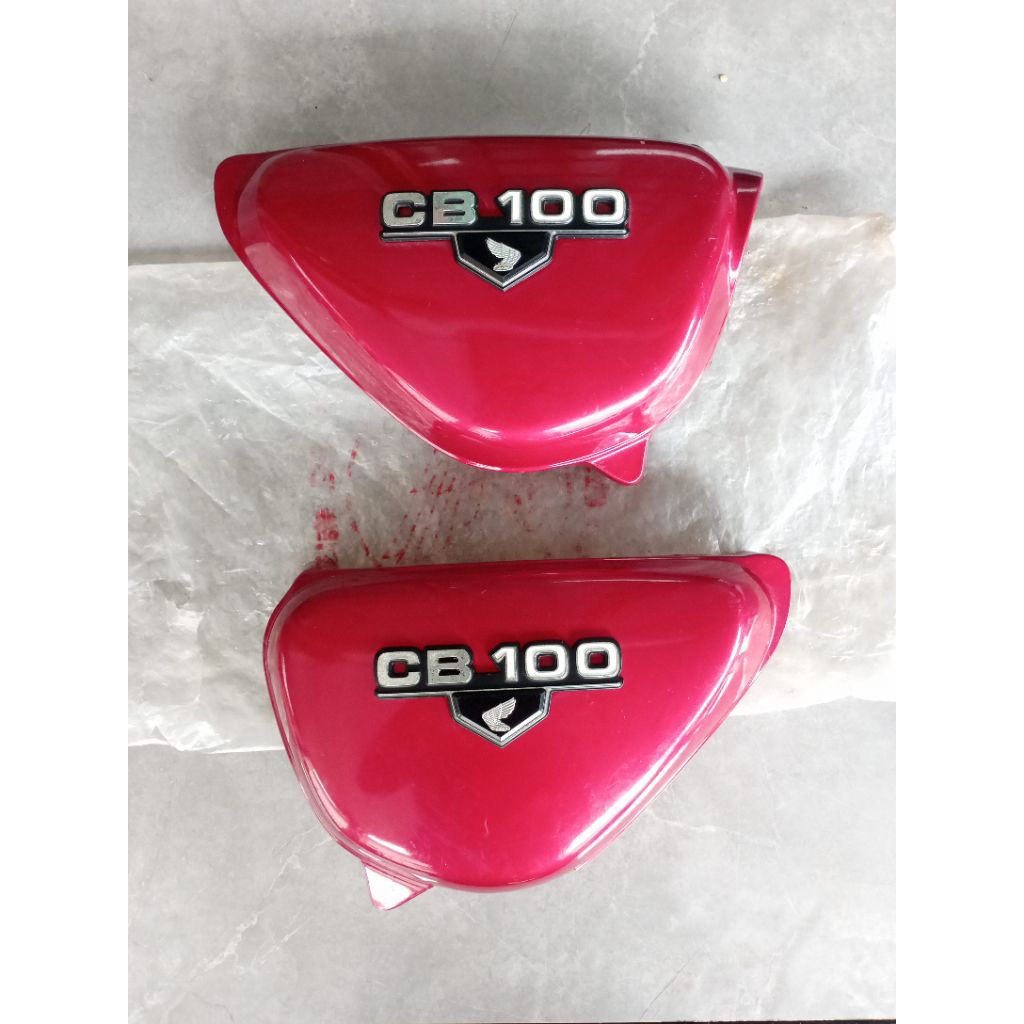 Tepong Aki Box Aki CB 100 set emblem Original Nos Japan