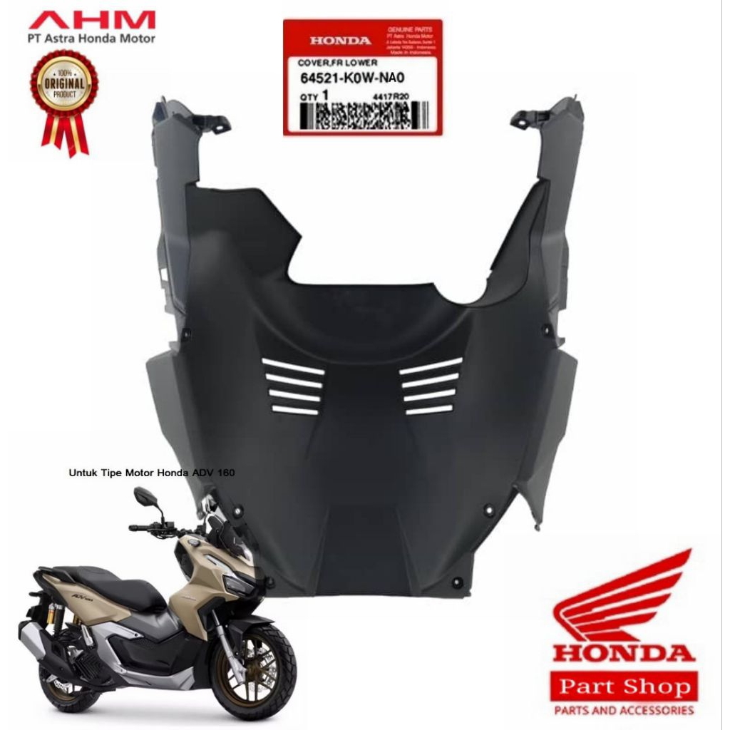 64521-K0W-NA0 Cover Front Lower Honda ADV 160