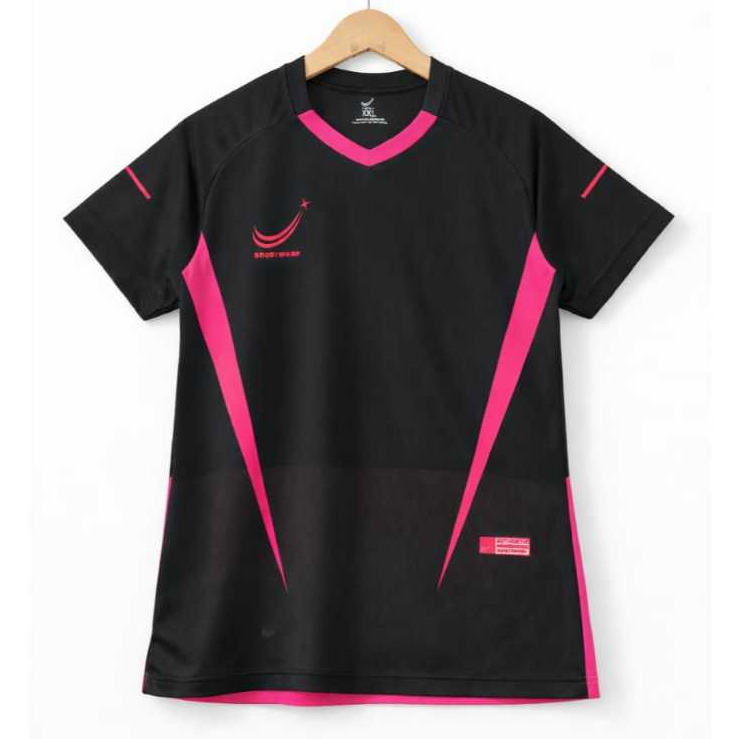 Pakaian Atasan Baju Jersey Jersy Kaos Olahraga Sport Bulutangkis Badminton sepak bola Futsal volly v