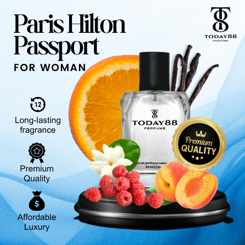 Paris Hilton Pasport Premium - Parfum Wanita Today88 Inspired Perfume