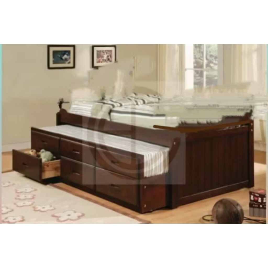 DIPAN RANJANG SORONG JATI 160X200 ATAS BAWAH