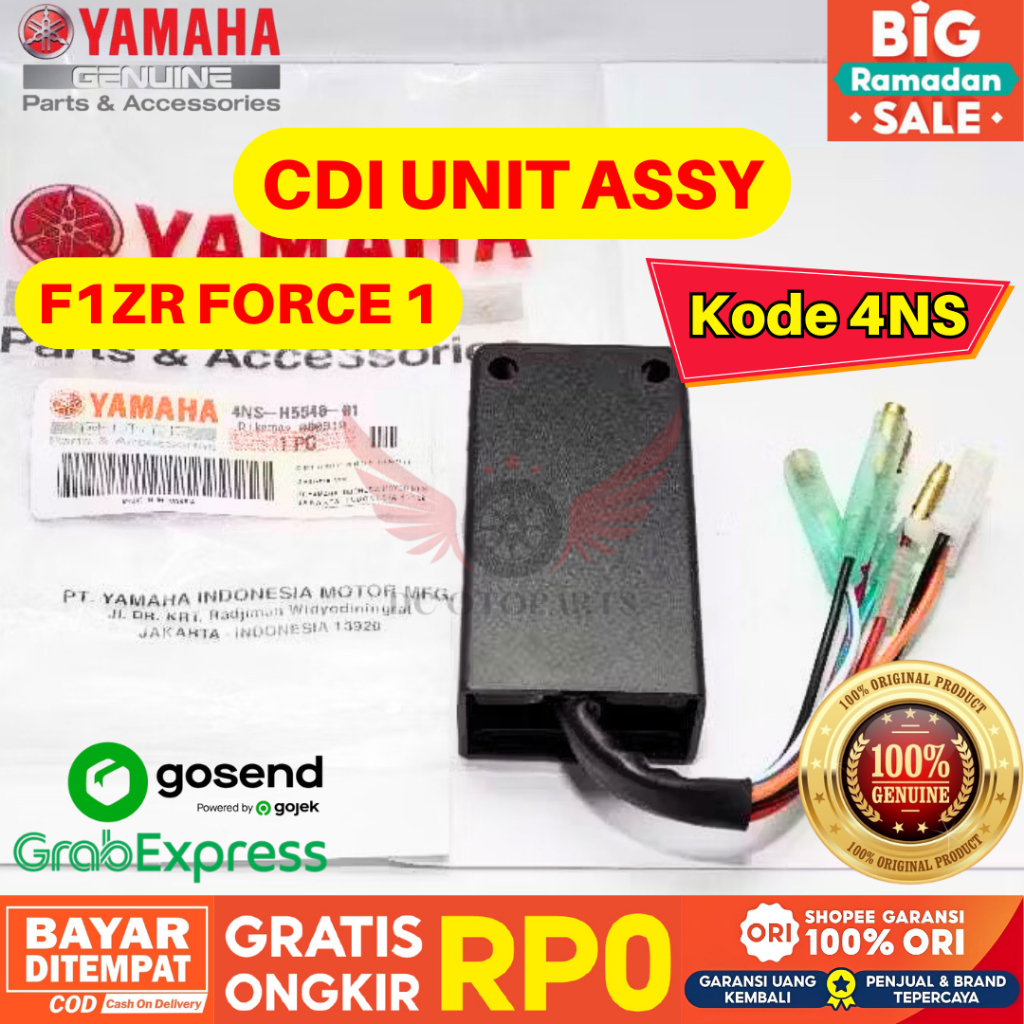4NS CDI F1ZR FORCE ORIGINAL YAMAHA GENUINE PARTS, CDI ORIGINAL FIZR, GARANSI RESMI YAMAHA, CDI F1ZR,