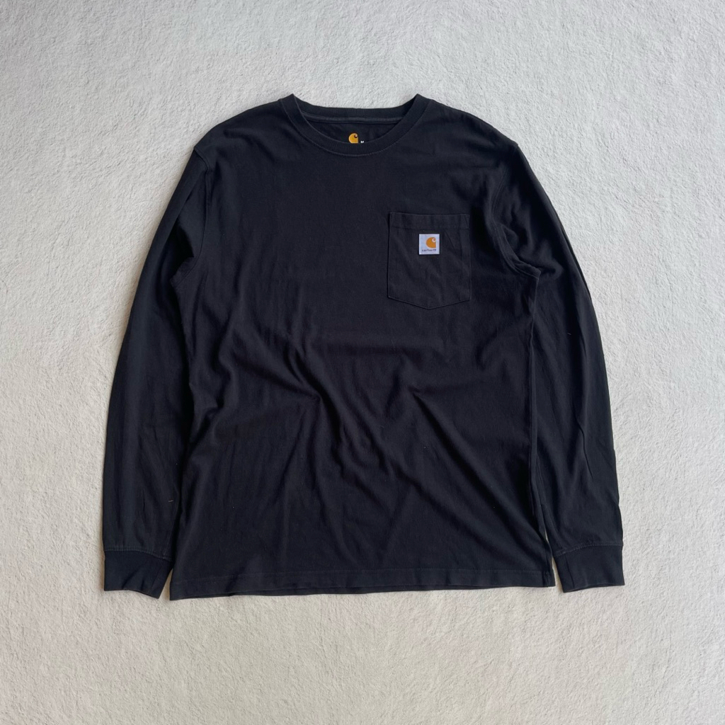 Kaos Ls Carhartt pocket black
