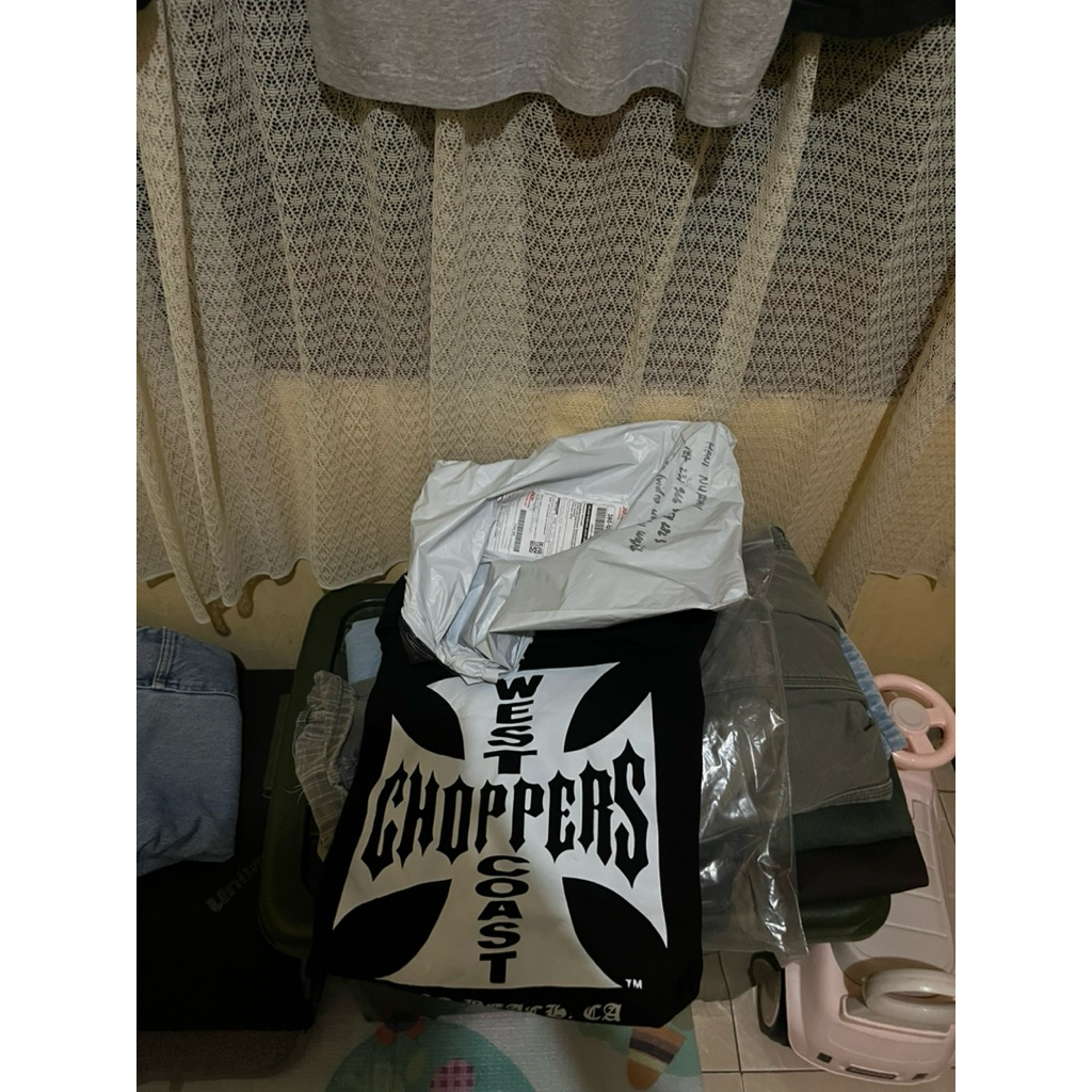 tshirt west coast choppers hitam