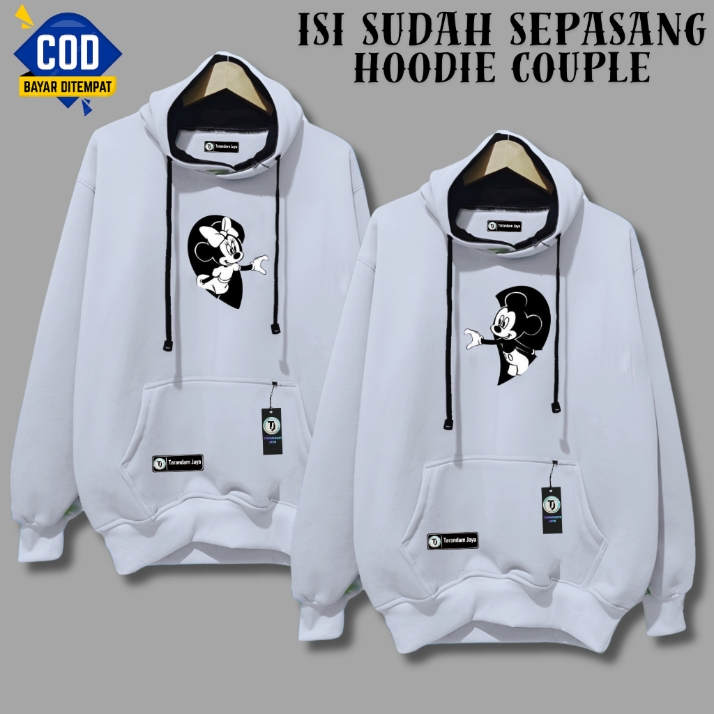 hoodie Sweater couple pasangan 2 pcs tebal / Sweater couple pacar / Hodie couple pasangan / jaket co