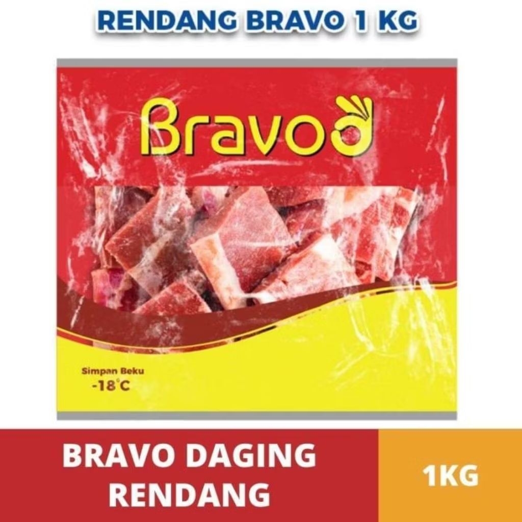 Bravo Daging Rendang Sapi 1kg