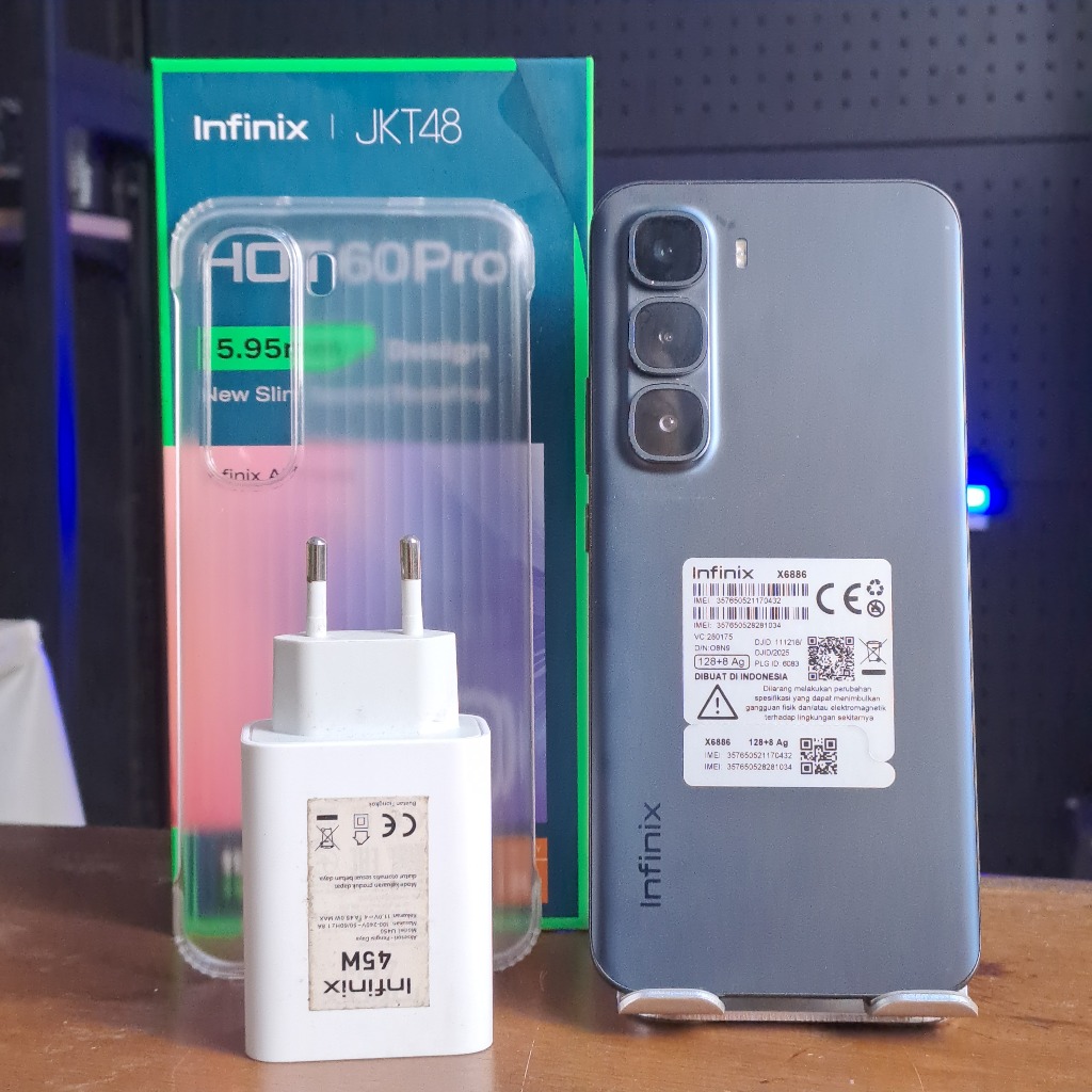 INFINIX HOT 60 PRO PLUS 8/256 SECOND FULLSET BERGARANSI