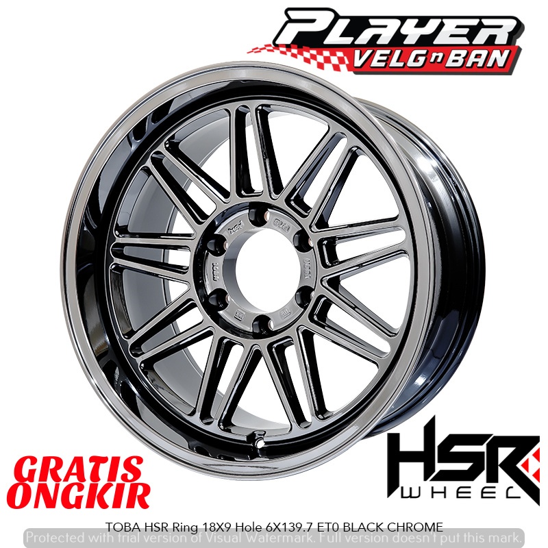 JUAL VELG RING 18 MODEL HSR TOBA VELG MOBIL FJ CRUISER FORTUNER HILUX DOUBLE CABIN NAVARA TERRANO