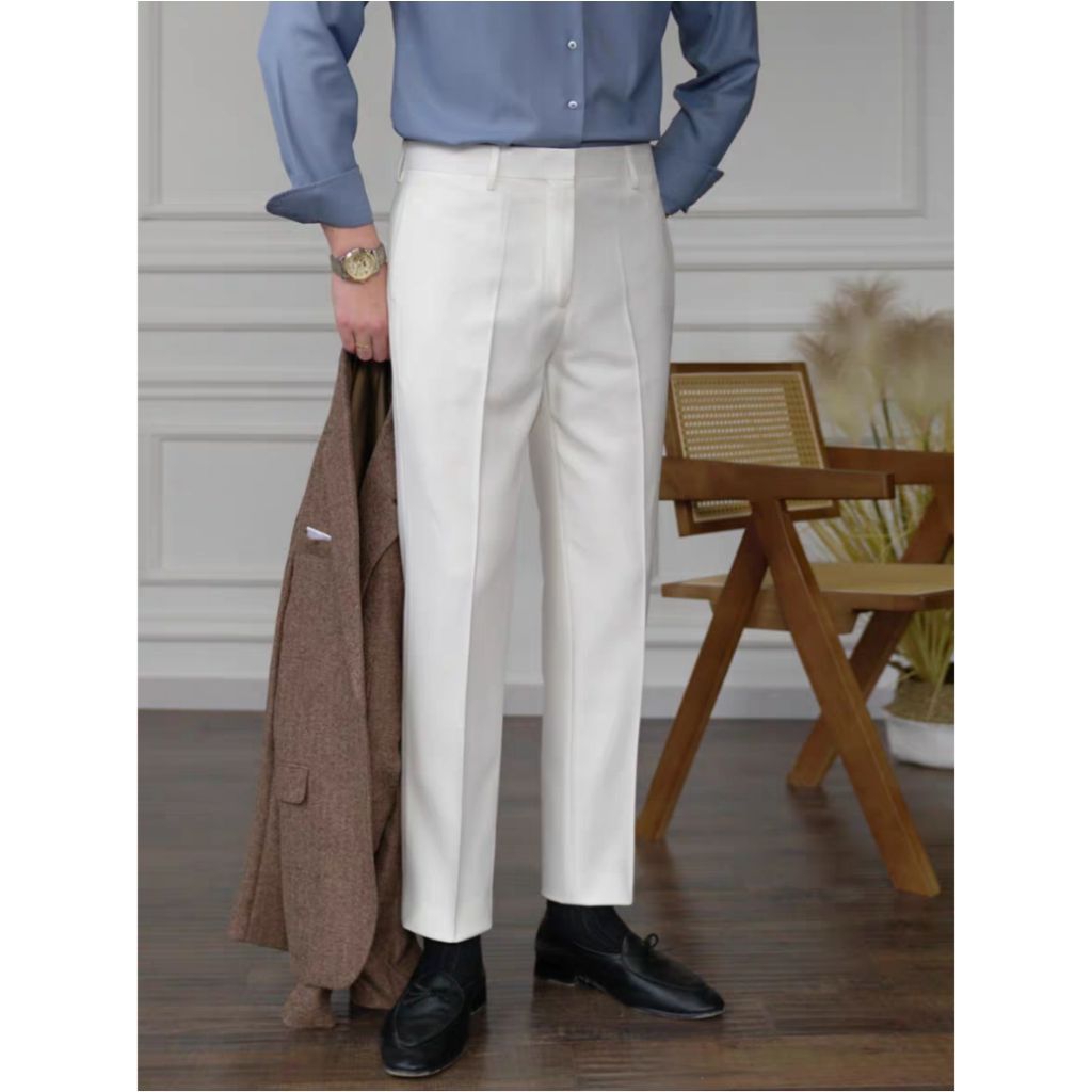 Wadarkum Celana Formal Pria Slimfit - Ankle pants Pria Semi Wool