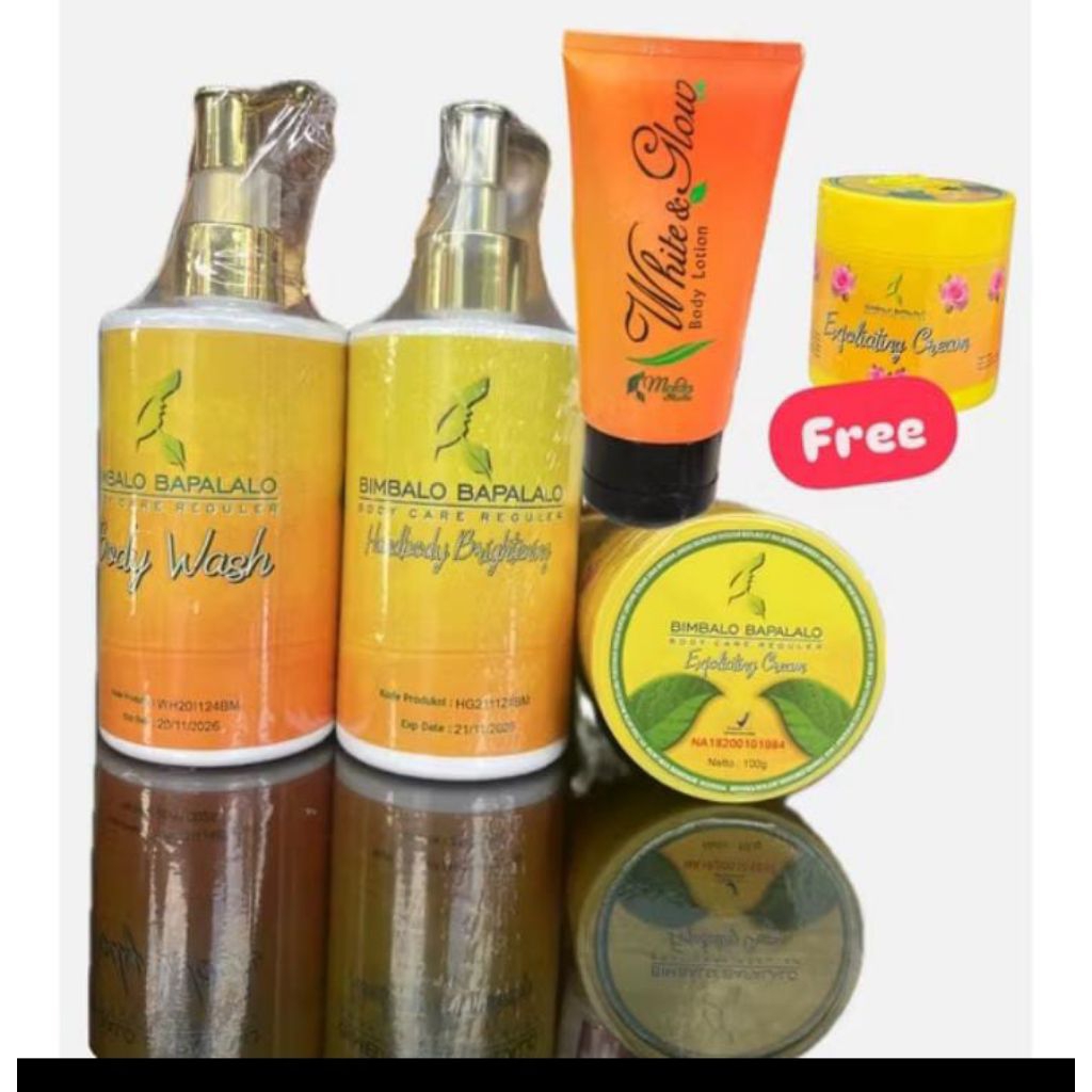 PAKET KOMPLIT PEMUTIH BADAN BIMBALO BAPALALO