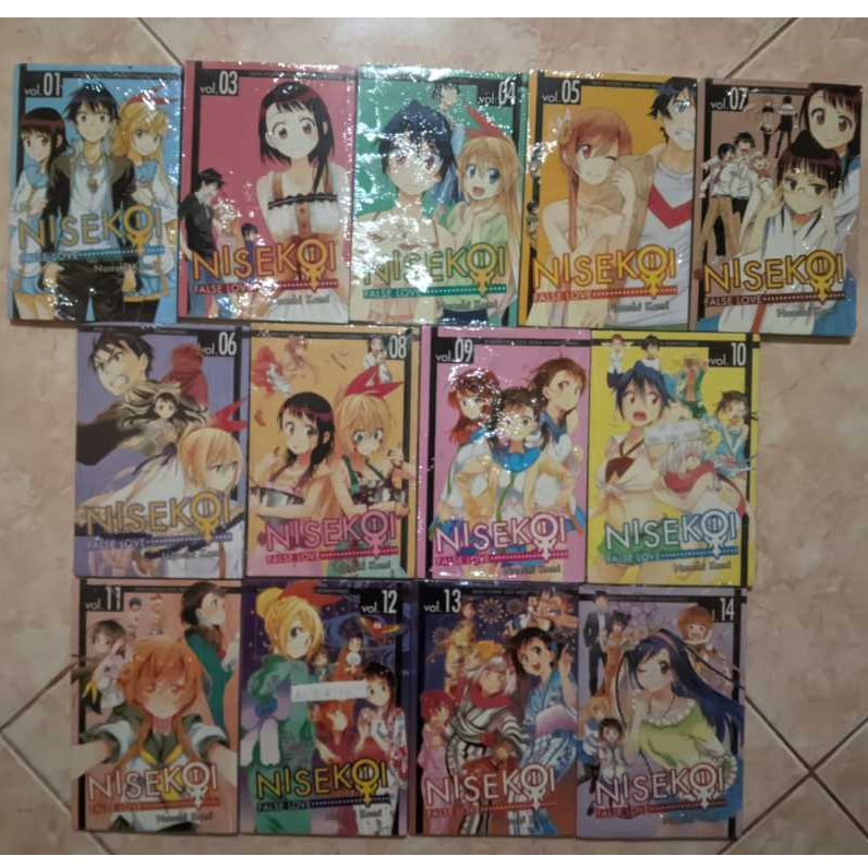 Komik Set Nisekoi Vol 1-14(minus vol 2) Original Segel