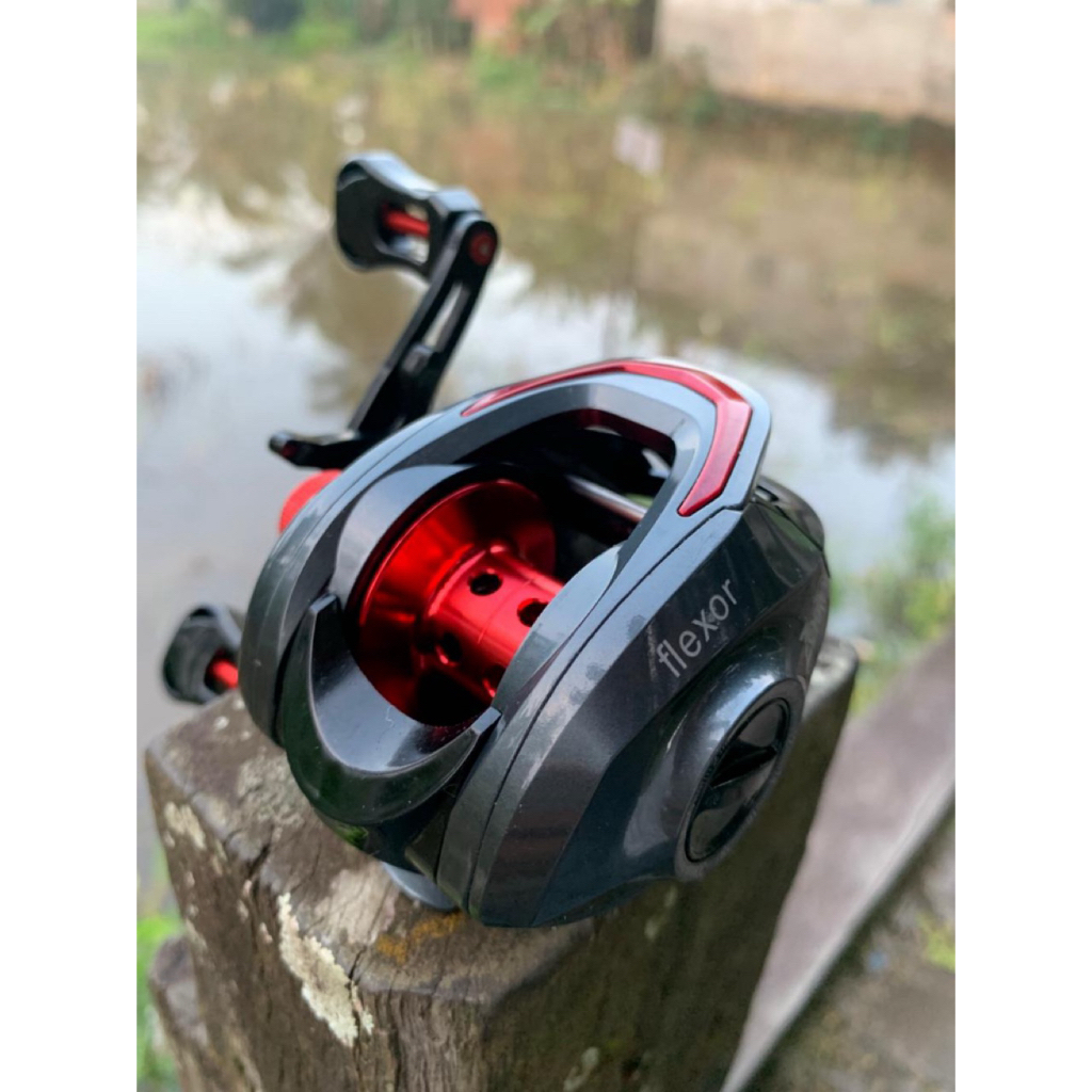 Reel pancing baitcasting Zorro Flexor black red