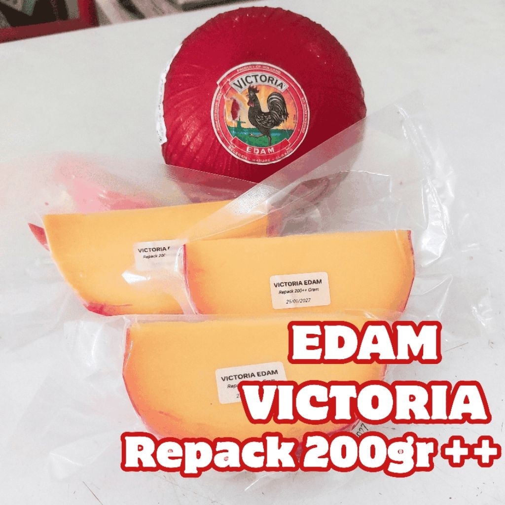 Keju Edam Ayam Victoria 200gr / Edam apel / Edam ayam djong dejong / edam / keju edam