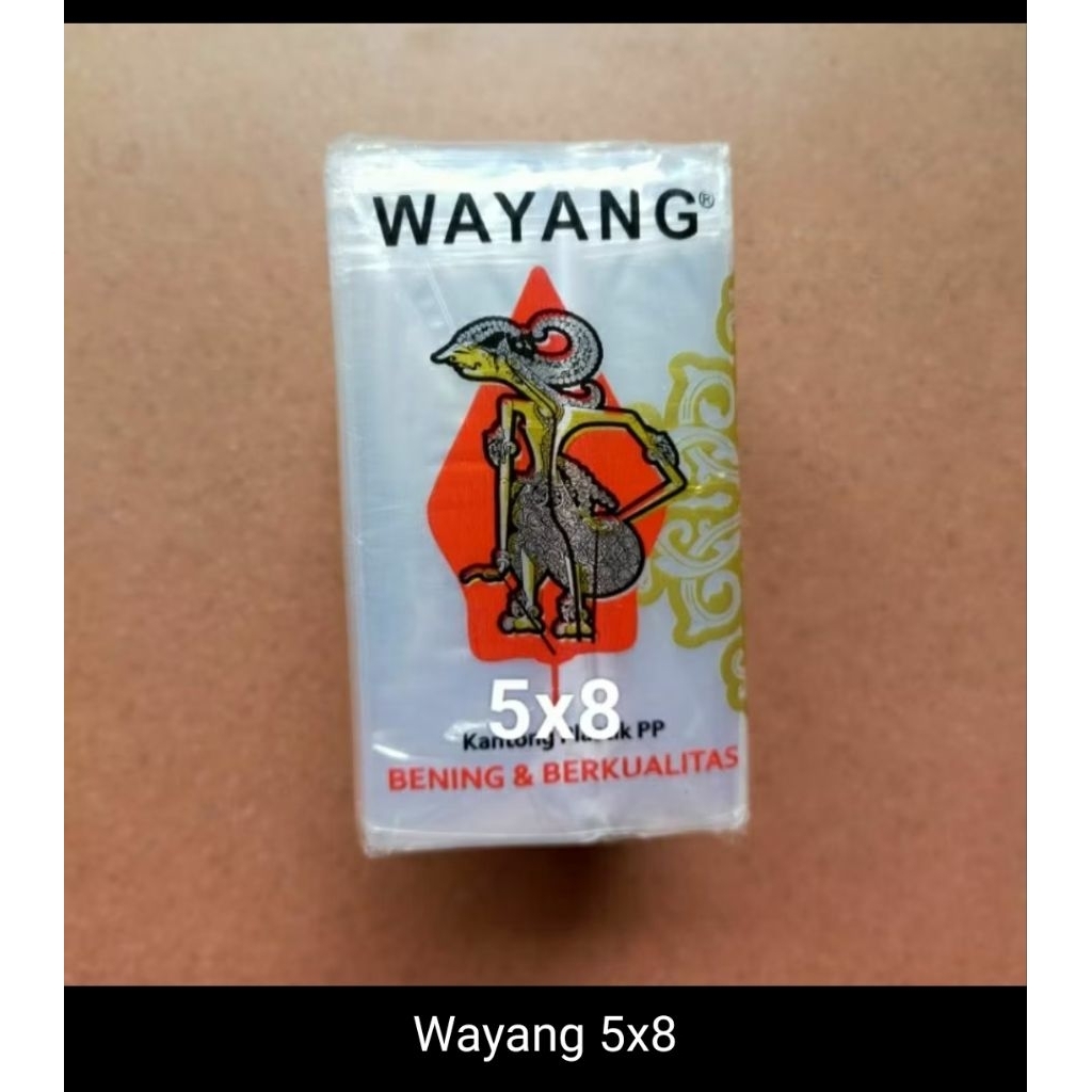 Plastik Pp Wayang ukuran 5 x 8