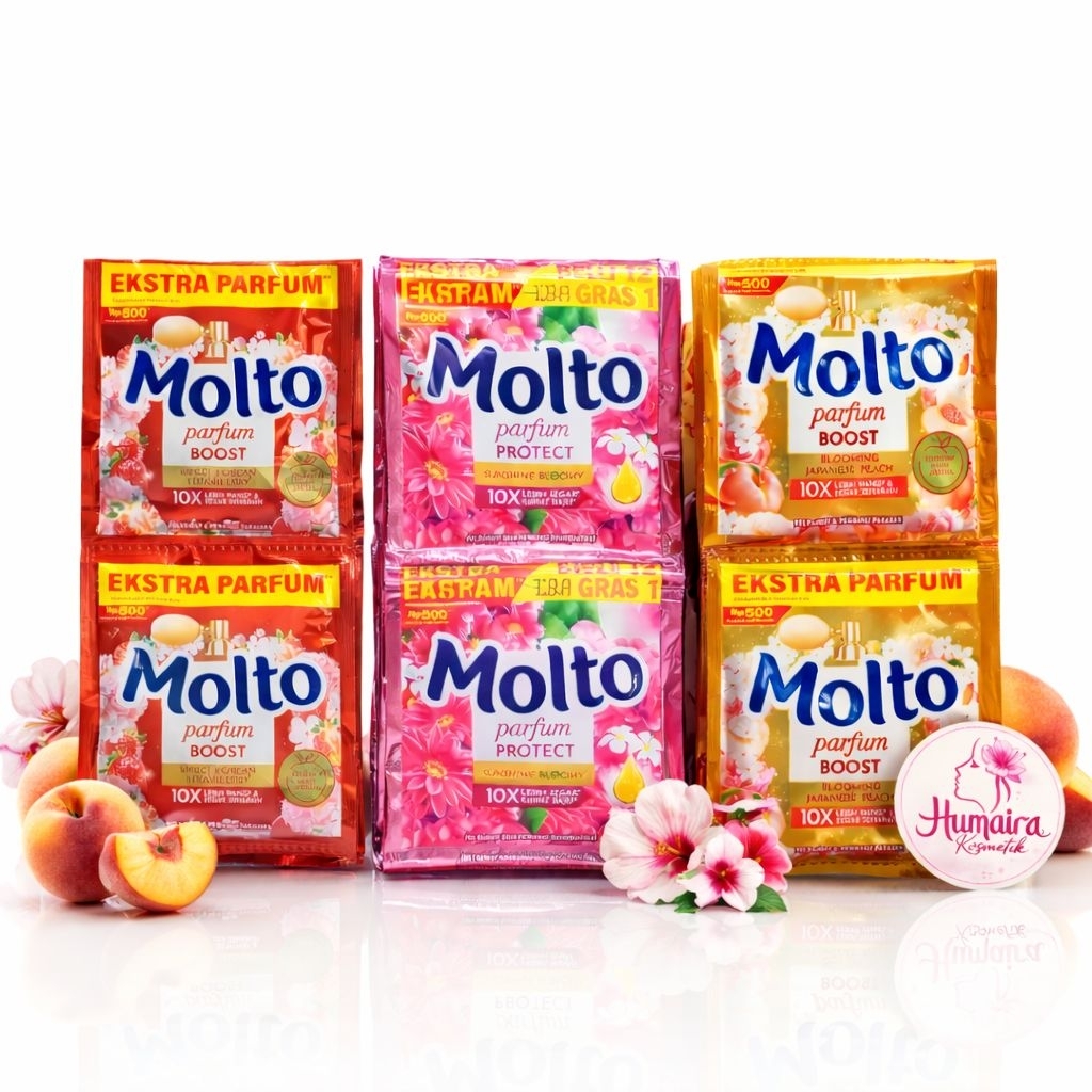 Molto Pewangi Sachet 1 Renteng Isi 12 Pcs